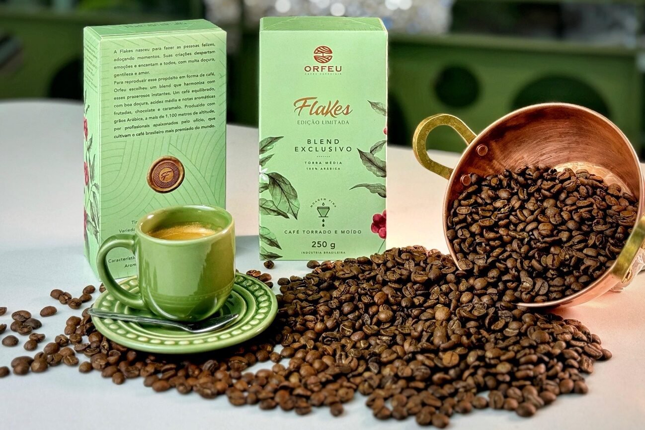 Blend de café da Flakes com a Orfeu | Foto: Divulgação