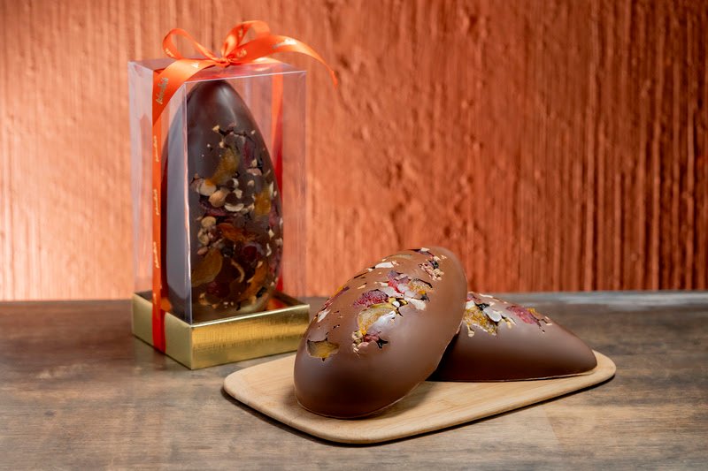 Novidade no catálogo da Tchocolath, Ovo Mendiant | Foto: Divulgação Tchocolath