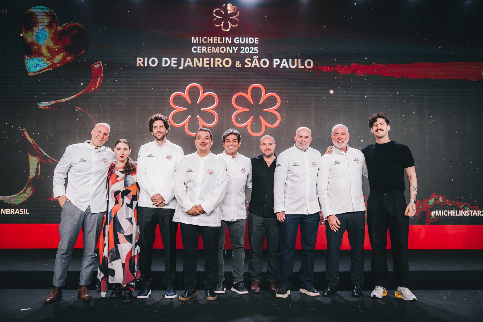 Cerimônia de apresentação do Guia Michelin Brasil 2025 aconteceu no hotel Rosewood, em São Paulo | Foto: Divulgação Guia Michelin