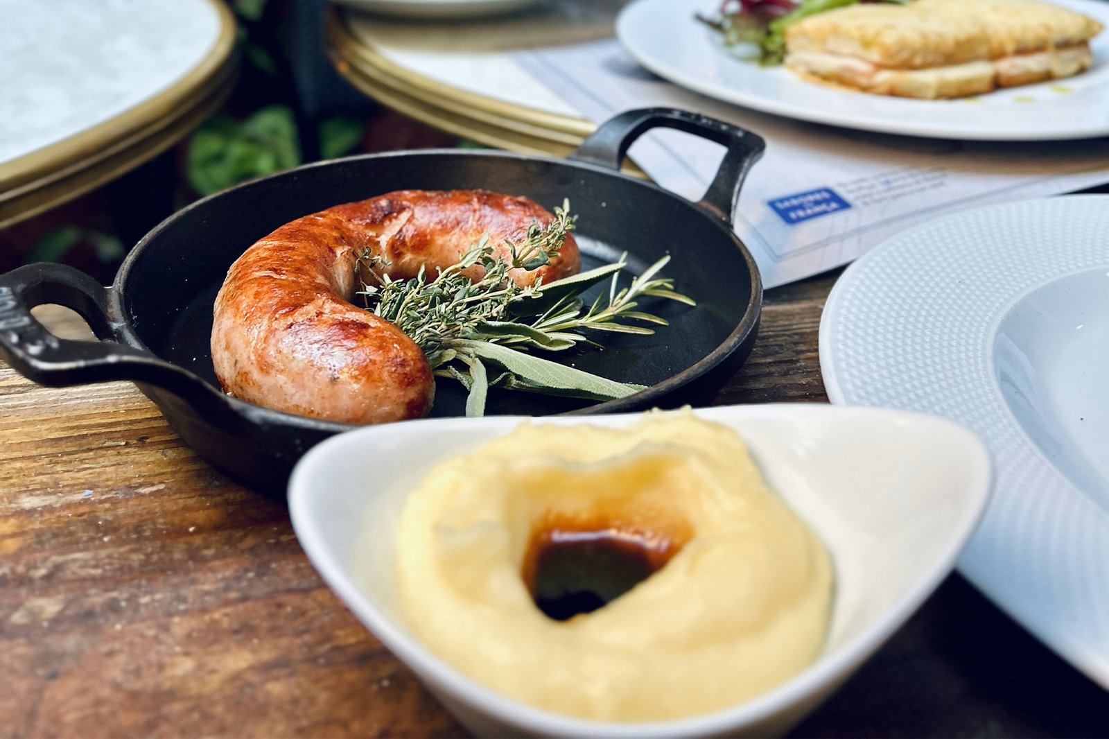 Linguiça artesanal do Bistrot de Paris | Foto: Agência Lado A