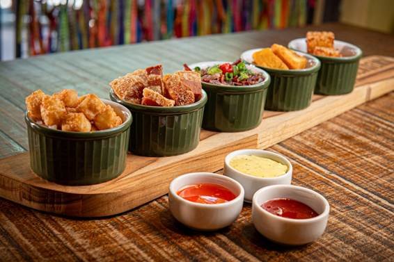 Tábua de Entradas 10 anos do Restaurante Macaxeira | Foto: Divulgação