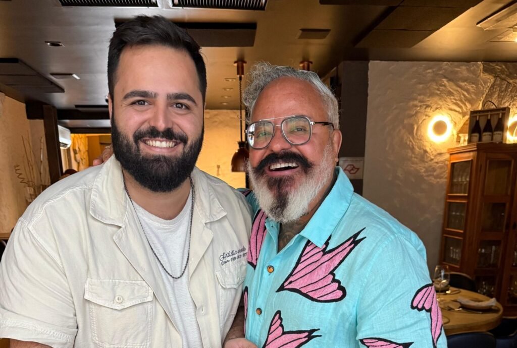 O empresártio e idealizador Bruno Furlanetto ce o estilista Ronaldo Fraga | Foto: Divulgação